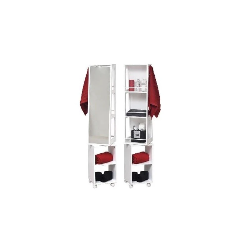 Colonne Miroir Pivotant Sur Roulettes 4 Colonne Miroir Pivotant Sur Roulettes – Image 2