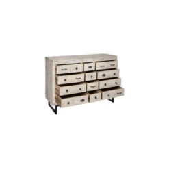 Commode 12 Tiroirs Ajay Manguier Sculpté Atmosphera 12 Commode 12 Tiroirs Ajay Manguier Sculpté Atmosphera -Mobilier Soldes commode 12 tiroirs ajay manguier sculpte atmosphera 2