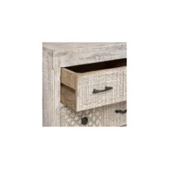 Commode 12 Tiroirs Ajay Manguier Sculpté Atmosphera 15 Commode 12 Tiroirs Ajay Manguier Sculpté Atmosphera -Mobilier Soldes commode 12 tiroirs ajay manguier sculpte atmosphera 5