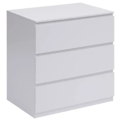 Commode 3 Tiroirs 78 Cm Dolo Blanc 5five