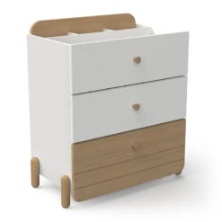 Demeyere Commode 3 Tiroirs Edaj Blanc