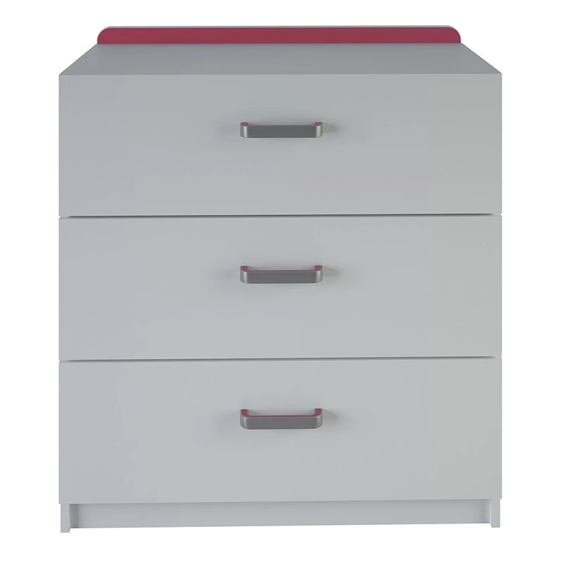 Demeyere Commode 3 Tiroirs Reverso Rose Ou Bleu 6 Demeyere Commode 3 Tiroirs Reverso Rose Ou Bleu – Image 4