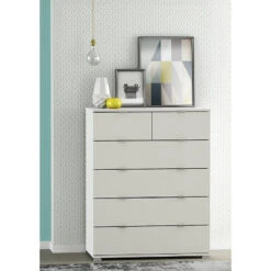 Demeyere Commode 4+2 Tiroirs Blanche Perfect 9 Demeyere Commode 4+2 Tiroirs Blanche Perfect -Mobilier Soldes commode 42 tiroirs blanche perfect 2