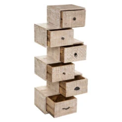 Commode Ajay 6 Tiroirs Bois Massif Atmosphera -Mobilier Soldes commode ajay 6 tiroirs bois massif atmosphera 2