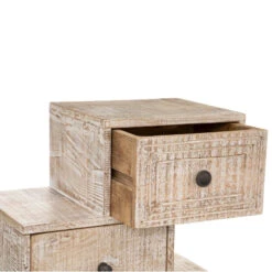 Commode Ajay 6 Tiroirs Bois Massif Atmosphera -Mobilier Soldes commode ajay 6 tiroirs bois massif atmosphera 4