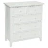 Commode Charme 5 Tiroirs Blanc Atmosphera