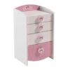 Demeyere Commode Enfant 4 Tiroirs Anastasia Rose Et Blanche 1 Demeyere Commode Enfant 4 Tiroirs Anastasia Rose Et Blanche -Mobilier Soldes commode enfant 4 tiroirs mulan rose et blanche