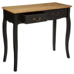 Console Chrysa Romantique Noire Atmosphera -Mobilier Soldes console chrysa romantique noire atmosphera 1