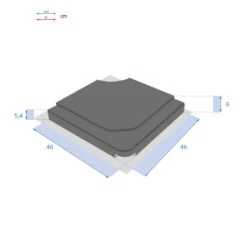 Dalle Pour Parasol 25 Kg Béton Stacio Ardoise Hespéride 7 Dalle Pour Parasol 25 Kg Béton Stacio Ardoise Hespéride -Mobilier Soldes dalle pour parasol 25 kg beton stacio ardoise hesperide 1 2