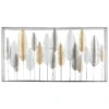 Déco Murale 135 Cm Plumes Métal Atmosphera 2 Déco Murale 135 Cm Plumes Métal Atmosphera -Mobilier Soldes deco murale 134 cm plumes metal atmosphera