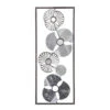 Déco Murale Métal Fleur Argent 25x61 Atmosphera -Mobilier Soldes deco murale metal fleur argent 25x61 atmosphera