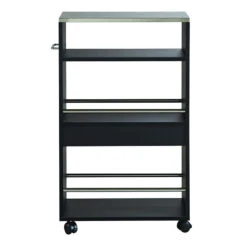 Demeyere Desserte De Cuisine Coffee Noir -Mobilier Soldes desserte cuisine cafe noir 2