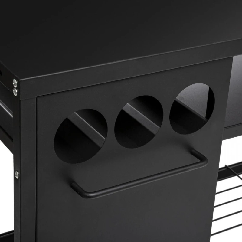 Desserte De Plancha Extérieure Noire Neka 5 Desserte De Plancha Extérieure Noire Neka – Image 3