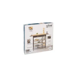 Desserte En Bambou Et Métal Nera 5five -Mobilier Soldes desserte en bambou et metal nera 5five 4