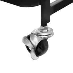 Desserte Métal Noir Roulettes 52 Cm 5five -Mobilier Soldes desserte metal noir roulettes 52 cm 5five 1