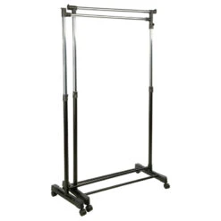 Portant Double à Vêtements Extensible 5five