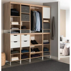 Dressing Module L40 2 étagères 1 Porte Orso 11 Dressing Module L40 2 étagères 1 Porte Orso -Mobilier Soldes dressing module l40 2 etageres 1 porte orso 3