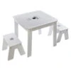 Ensemble Table + 2 Tabourets Enfant Blanc Gris Dream Atmosphera 1 Ensemble Table + 2 Tabourets Enfant Blanc Gris Dream Atmosphera -Mobilier Soldes ensemble table tabourets enfant blanc gris dream atmosphera
