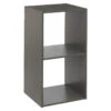 Etagère 2 Cases Mix Kaki 5five -Mobilier Soldes etagere 2 cases mix kaki 5five