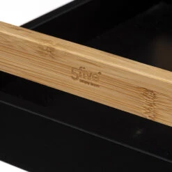 Étagère 3 Niveaux Natureo Noir 5Five -Mobilier Soldes etagere 3 niveaux natureo noir 5five 1