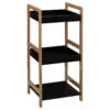 Étagère 3 Niveaux Natureo Noir 5Five 1 Étagère 3 Niveaux Natureo Noir 5Five -Mobilier Soldes etagere 3 niveaux natureo noir 5five