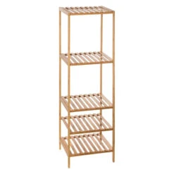 Etagère 5 Niveaux Salle Bain Varia Naturel Bambou -Mobilier Soldes etagere 5 niveaux salle bain varia naturel bambou 3