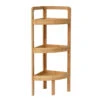 Etagère D'angle 3 Niveaux En Bambou -Mobilier Soldes etagere d angle 3 niveaux en bambou