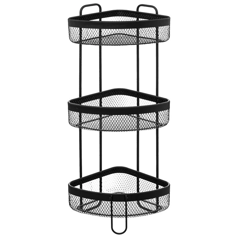 Etagère D'angle 3 Niveaux Métal Noir Mayaj 5Five 3 Etagère D'angle 3 Niveaux Métal Noir Mayaj 5Five