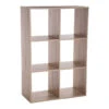 Étagère En Bois 6 Cases Mix Coloris Naturel 2 Étagère En Bois 6 Cases Mix Coloris Naturel -Mobilier Soldes etagere en bois 6 cases mix naturel
