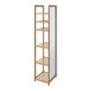 Etagère Miroir 3+2 Cases Mix Bambou 5Five -Mobilier Soldes etagere miroir 32 cases mix bambou 5five