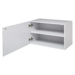 Etagère Murale 2 Niveaux + Porte 57x30 Blanc Fixup 5Five