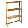 Etagère Murale 3 Niveaux Bambou 5Five -Mobilier Soldes etagere murale 3 niveaux bambou 5five