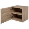 Etagère Murale 2 Niveaux + Porte Naturel Fixup 5Five -Mobilier Soldes etagere murale deux niveaux porte naturel fixup 5five