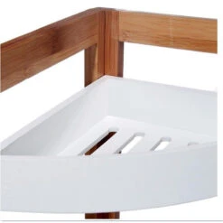 Etagère Salle Bain Angle Léa Bambou 3 Niveaux -Mobilier Soldes etagere salle bain angle lea bambou 3 niveaux 1