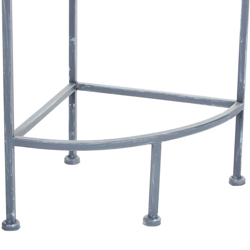 Étagères D'angle Métal Gris Botal Lot De 3 Atmosphera 4 Étagères D'angle Métal Gris Botal Lot De 3 Atmosphera – Image 2