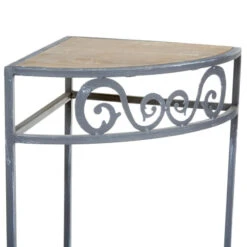 Étagères D'angle Métal Gris Botal Lot De 3 Atmosphera 7 Étagères D'angle Métal Gris Botal Lot De 3 Atmosphera -Mobilier Soldes etageres d angle en metal gris botal lot de 3 2