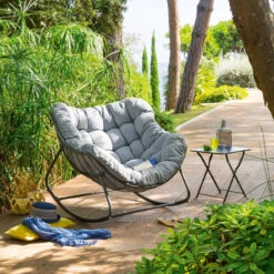 Fauteuil Bascule Extérieur Paopao Hespéride 13 Fauteuil Bascule Extérieur Paopao Hespéride -Mobilier Soldes fauteuil bascule exterieur paopao hesperide 2