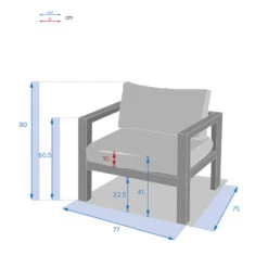 Fauteuil De Jardin Jauca Noisette / Gris Boisé Hespéride 7 Fauteuil De Jardin Jauca Noisette / Gris Boisé Hespéride -Mobilier Soldes fauteuil de jardin jauca noisette gris boise hesperide 2