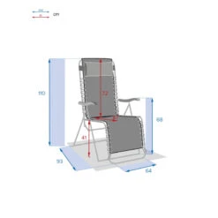 Fauteuil Détente D'extérieur Hespéride Silos Gris Anthracite -Mobilier Soldes fauteuil detente d exterieur hesperide silos gris anthracite 3