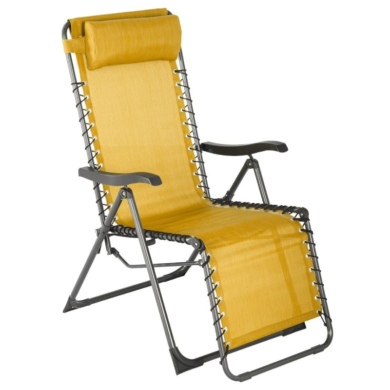 Fauteuil Détente D'extérieur Hespéride Silos Jaune Moutarde 4 Fauteuil Détente D'extérieur Hespéride Silos Jaune Moutarde – Image 2