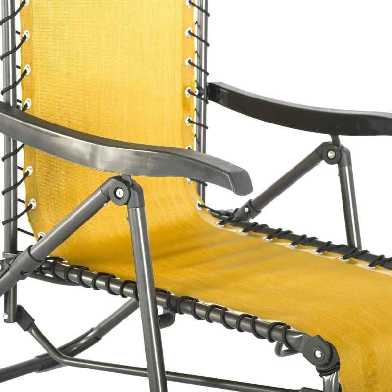 Fauteuil Détente D'extérieur Hespéride Silos Jaune Moutarde 6 Fauteuil Détente D'extérieur Hespéride Silos Jaune Moutarde – Image 4