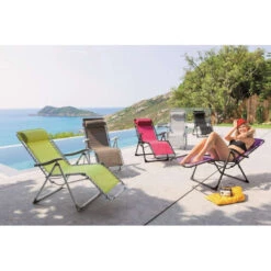 Fauteuil Détente D'extérieur Hespéride Silos Café -Mobilier Soldes fauteuil detente d exterieur hesperide silos taupe 5