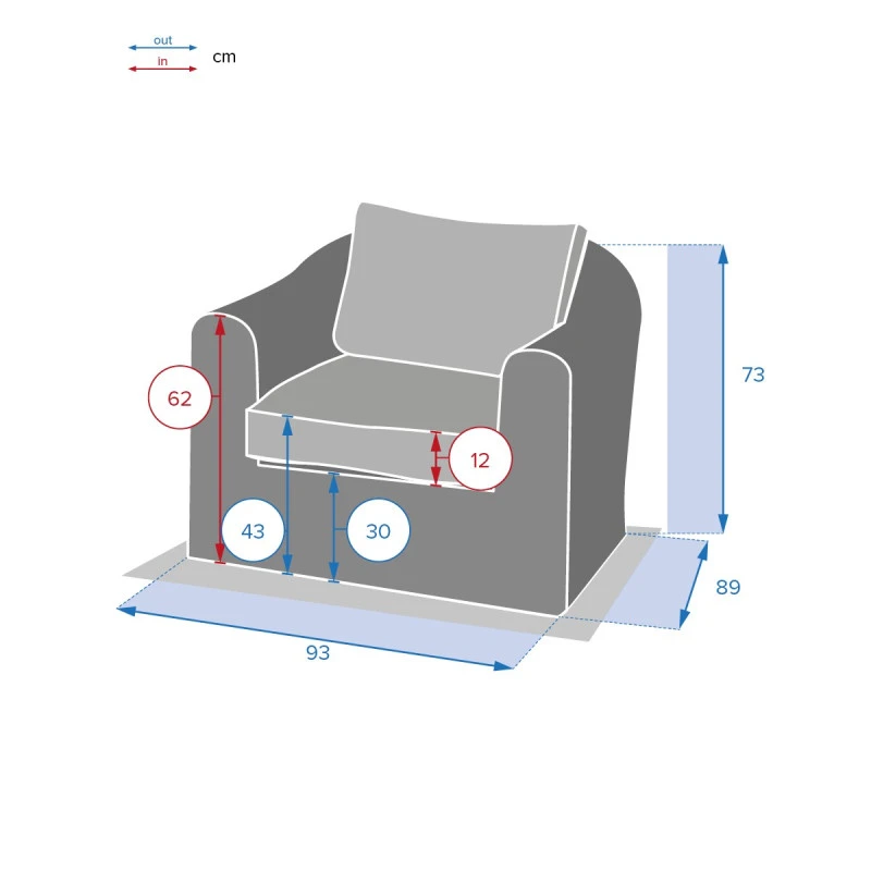 Fauteuil Détente Moorea Hespéride Terre Ombre 7 Fauteuil Détente Moorea Hespéride Terre Ombre – Image 5