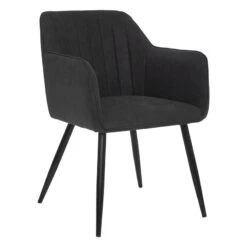 Fauteuil Diner Visoca Noir Atmosphera
