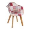 Fauteuil Enfant Patchwork Rose Ostaria -Mobilier Soldes fauteuil enfant patchwork rose ostaria