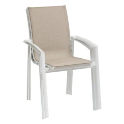 Fauteuil Extérieur Axant Lin/blanc Hespéride 7 Fauteuil Extérieur Axant Lin/blanc Hespéride -Mobilier Soldes fauteuil exterieur axant linblanc hesperide 2