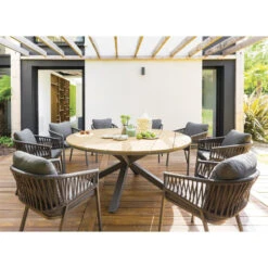 Fauteuil Oriengo Mailles Anthracite/graphite Hespéride 8 Fauteuil Oriengo Mailles Anthracite/graphite Hespéride -Mobilier Soldes fauteuil oriengo mailles anthracite graphite hesperide 1