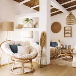 Fauteuil Papasan En Rotin Seram Atmosphera -Mobilier Soldes fauteuil papasan en rotin seram atmosphera 3