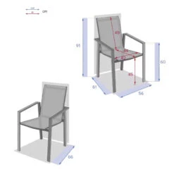 Fauteuil Pavane Hespéride Anthracite/graphite -Mobilier Soldes fauteuil pavane hesperide anthracitegraphite 3