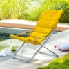 Fauteuil Relax Milos Jaune Moutarde Hespéride -Mobilier Soldes fauteuil relax milos jaune moutarde hesperide
